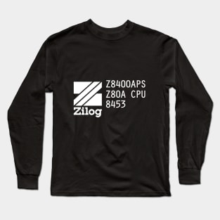 Zilog Z80 Integrated Circuit Markings Long Sleeve T-Shirt